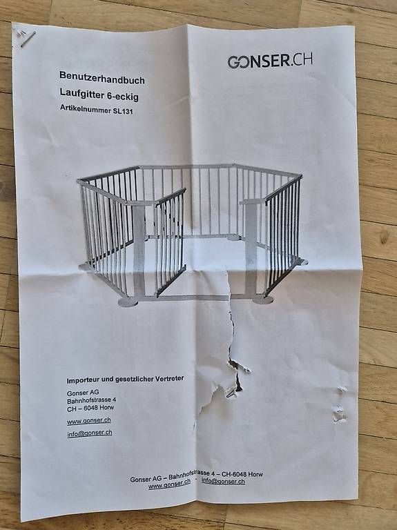 Box & Barriere di sicurezza: Laufgitter – Usato da Zürich venduto da sdi30 2