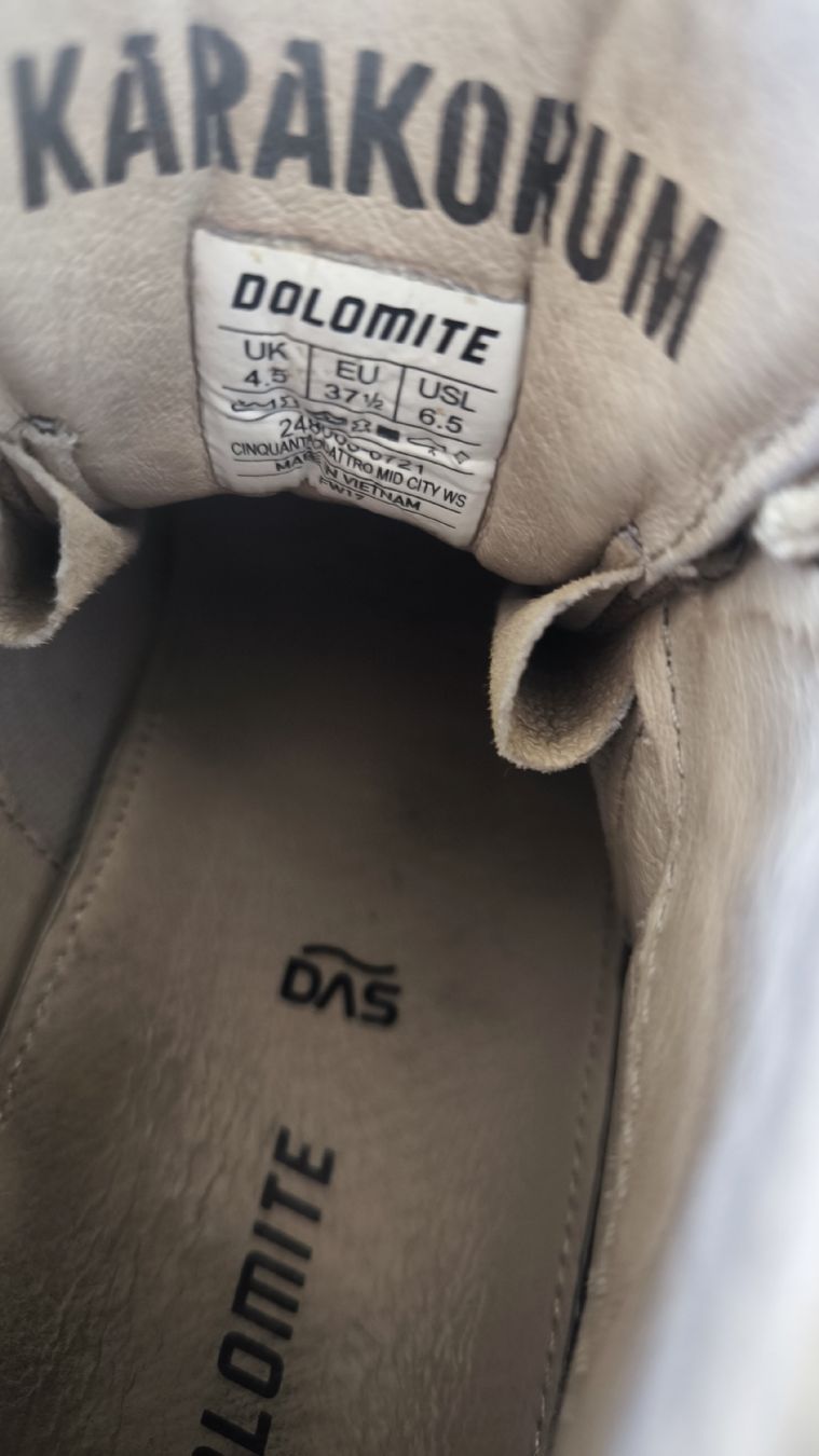Dolomite Scarpe da donna: Dolomite Wanderschuhe 37.5 - fast neu – Nuovo (secondo la descrizione) da Ebikon venduto da brombomboli 3