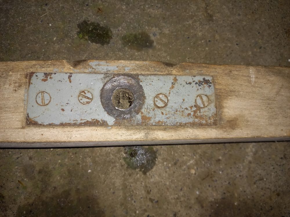 Articoli in legno: Antikes Wögli mit geschmiedeten Beschlägen – Usato da Galgenen venduto da Allerlei8854 5