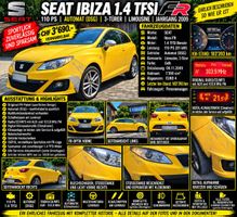 SEAT Ibiza 1.4 TFSI FR 110 PS DSG, Jahrgang 2009, 183'393 km