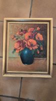 Öl oder Acrylgemälde E. Wettstein Blumenstillleben