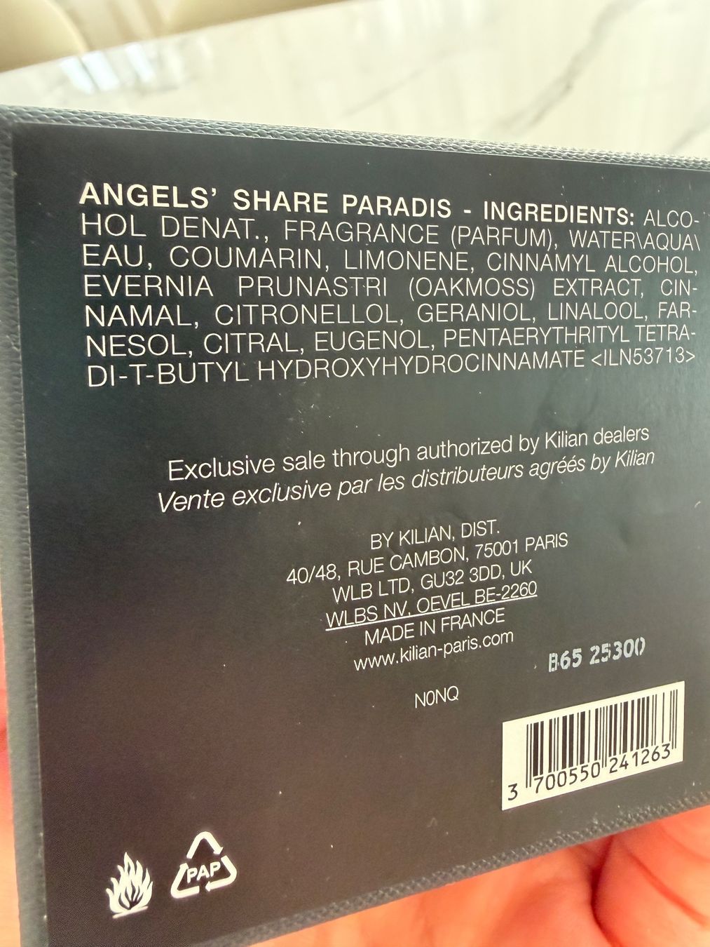 Kilian Profumi & Eau de Toilette: Kilian Angels share Paradis – Nuovo (secondo la descrizione) da frauenfeld venduto da G16929 2