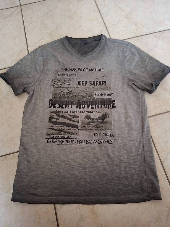 T-Shirts: Dunkelgraues T-Shirt Tom Tompson – Neu (gemäss Beschreibung) aus Gurzelen von sim_rsz9