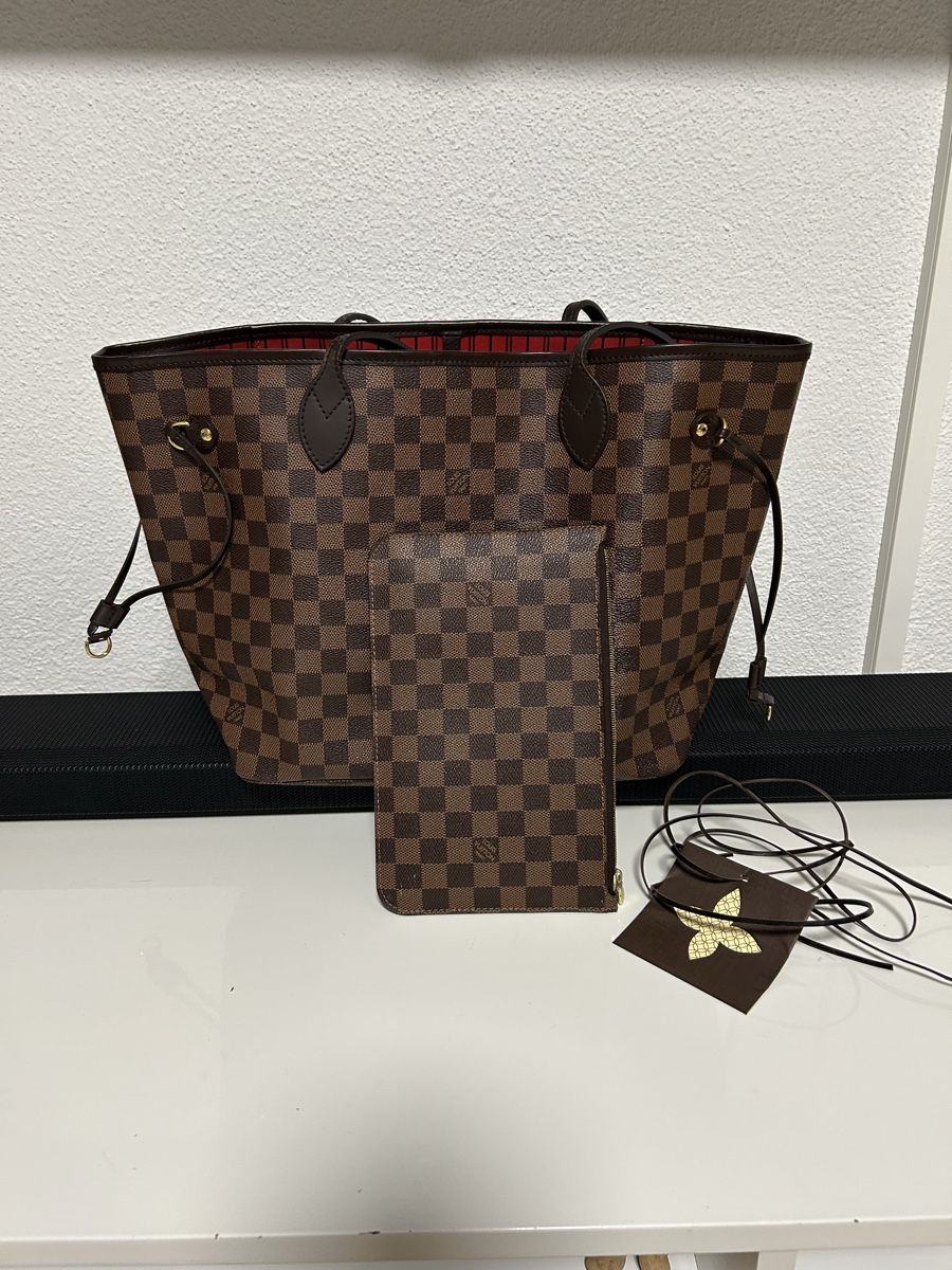 Louis Vuitton Taschen für Damen: Louis Vuitton Damier Ebene Neverfull MM – Gebraucht aus Zürich von Nutla 2