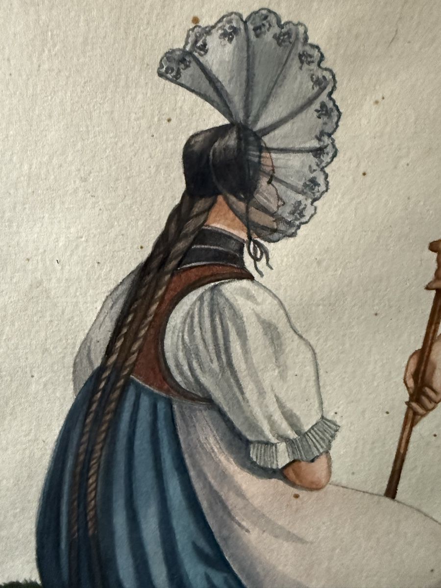 Dipinti: Aquarell, signiert 1928, gerahmt – Usato da Biel/Bienne venduto da Katja01112 2