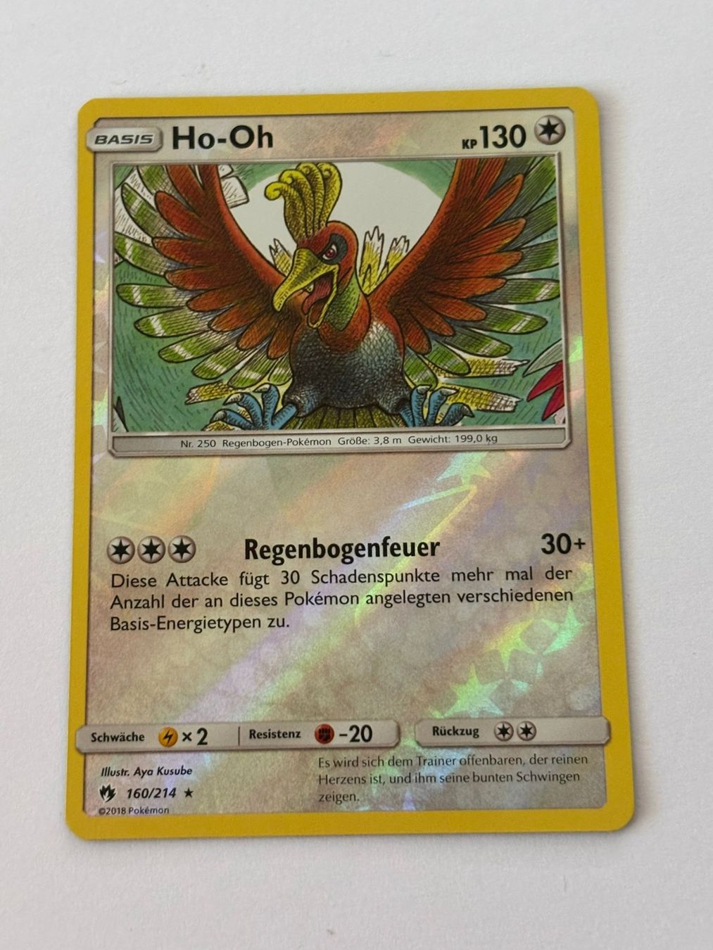 Pokémon Cartes à collectionner: Ho-Oh 160/214 – D'occasion à Herisau par Seyashop_2