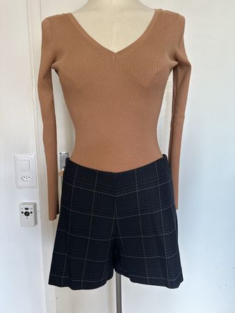 Short Kookai bleu marin imprimé taille 38
