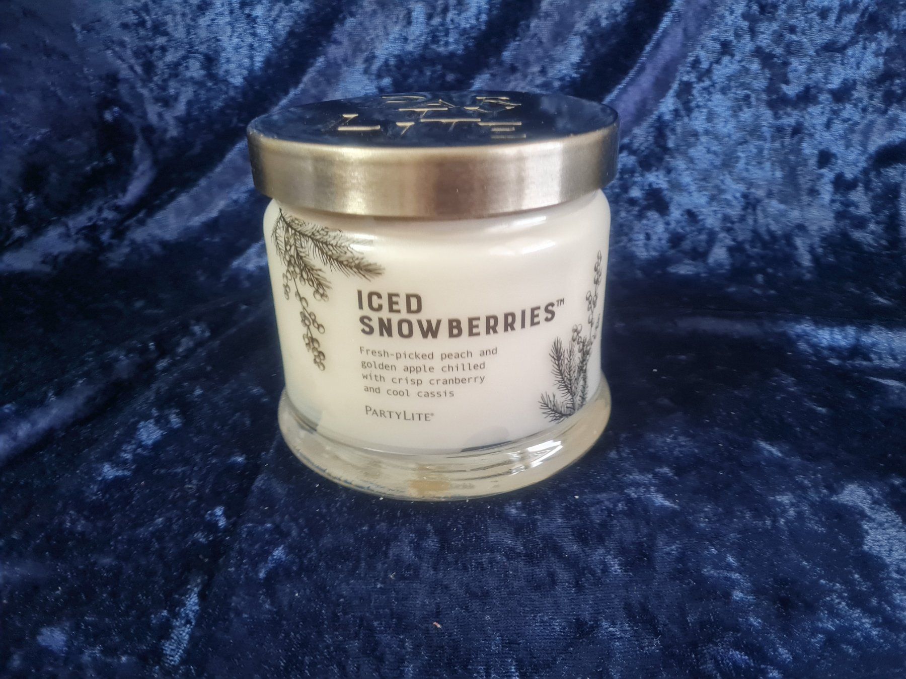 Partylite Candele: PartyLite - 3-Docht-Glas Iced Snowberries – Nuovo e nell'imballaggio originale da Othmarsingen venduto da Kleibai 1