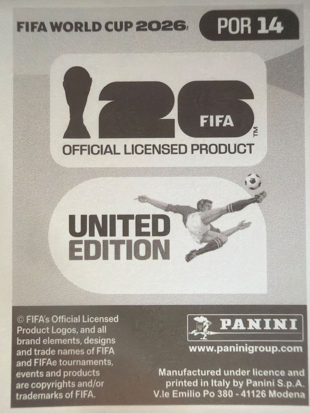 Panini Carte collezionabili: Panini POR14 – Nuovo (secondo la descrizione) da Susten venduto da Rechnun 1