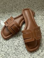 Pantolette von Primark Gr. 41/42 cognac NEU