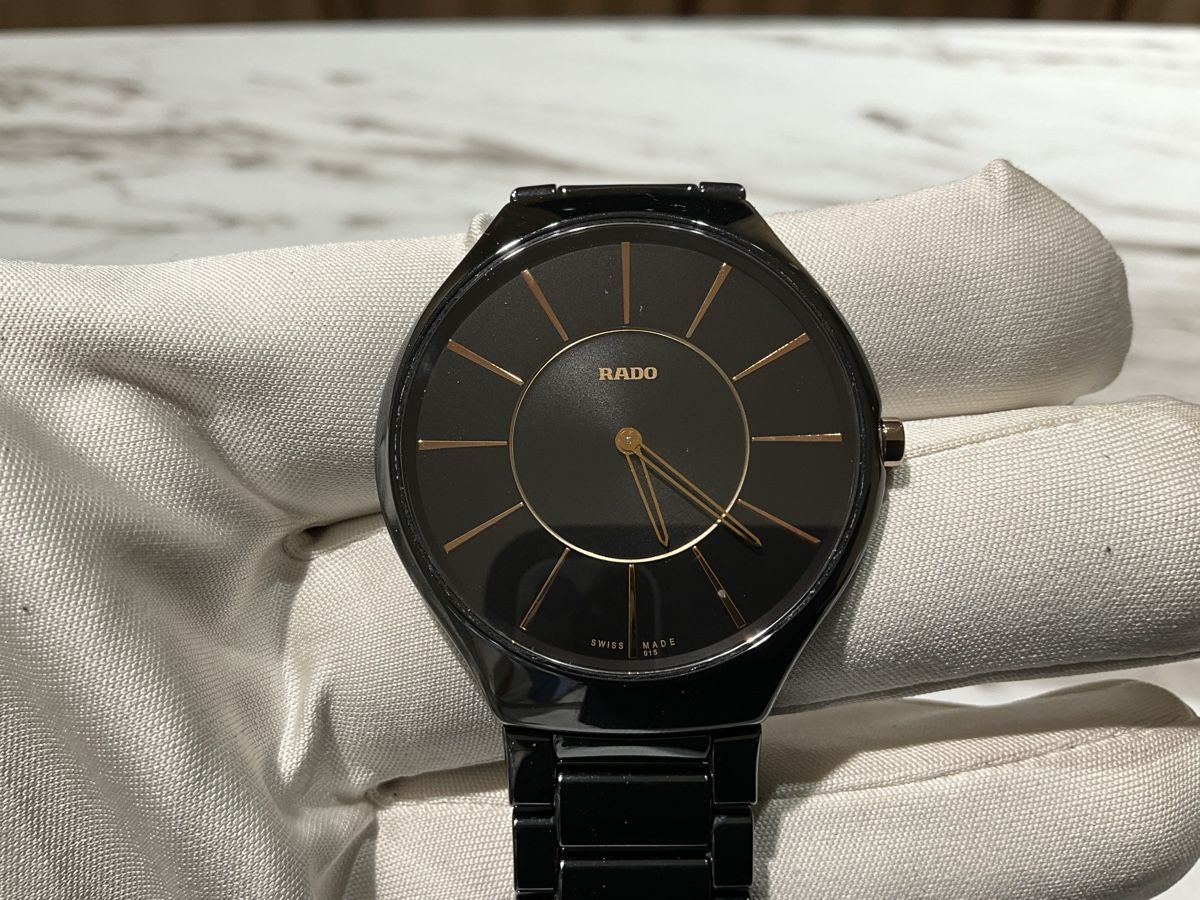 Rado Uhren: Rado true thinline Unisex – Gebraucht aus Schaffhausen von glamour-shop