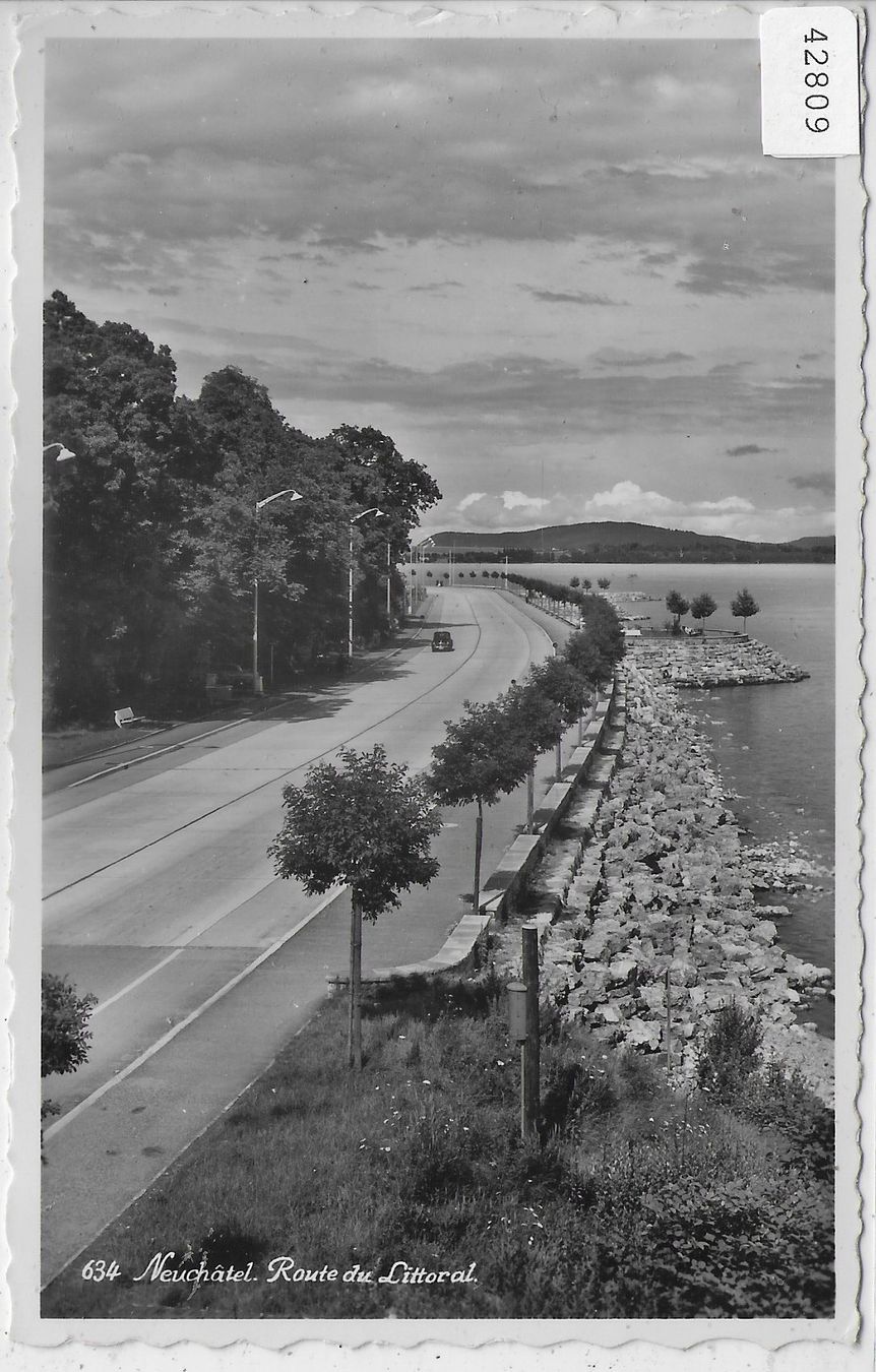 Ansichtskarten: Neuchatel - Route du Littoral – Gebraucht aus Ettingen von Kartenplanet