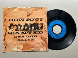 BON JOVI JON tolle Wanted dead or alive Single Kult Top Hit