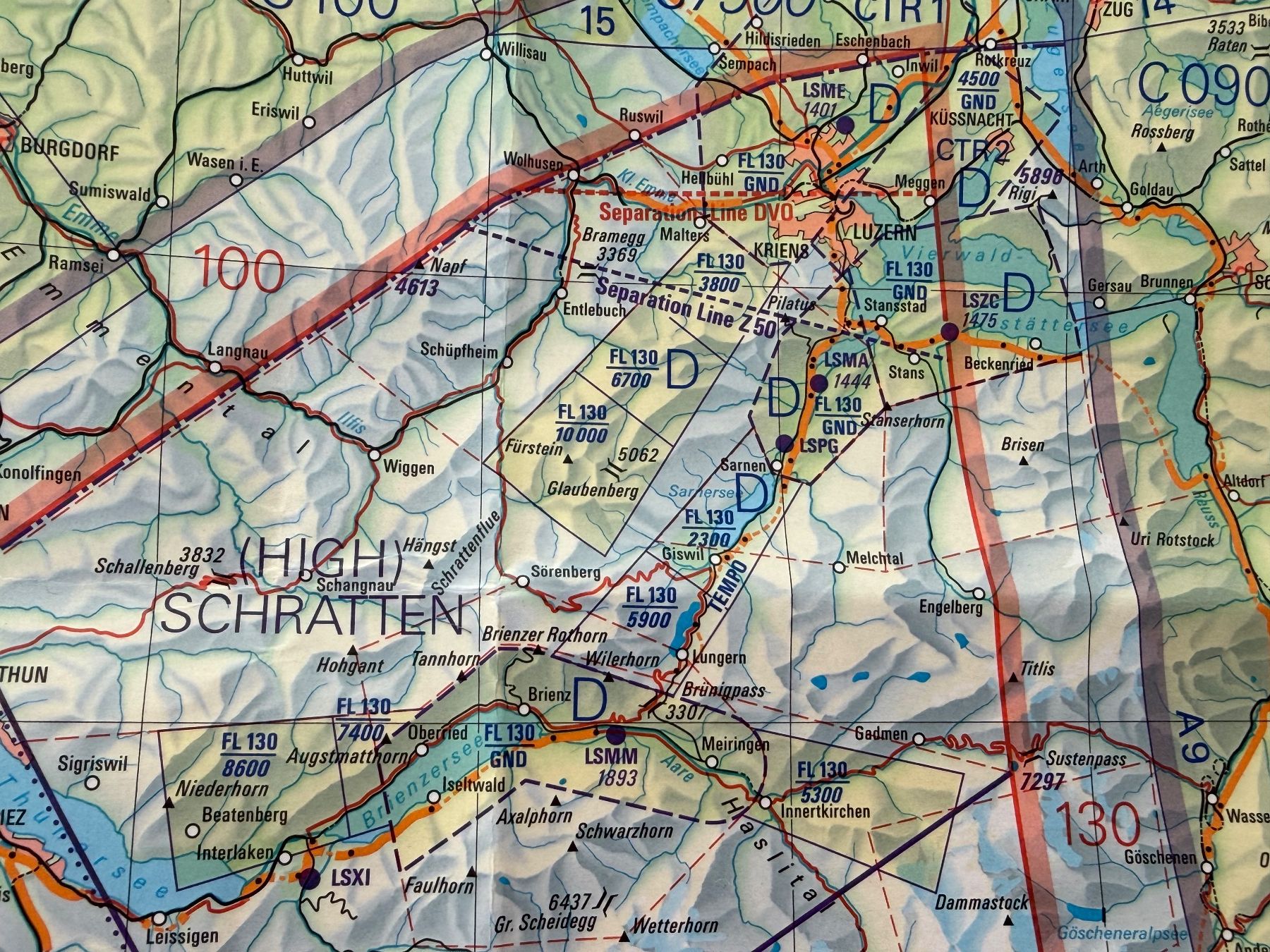 Libri: Swiss MIL Pilots Chart - Schweizer Luftwaffe – Usato da Brütten venduto da Hst1 5