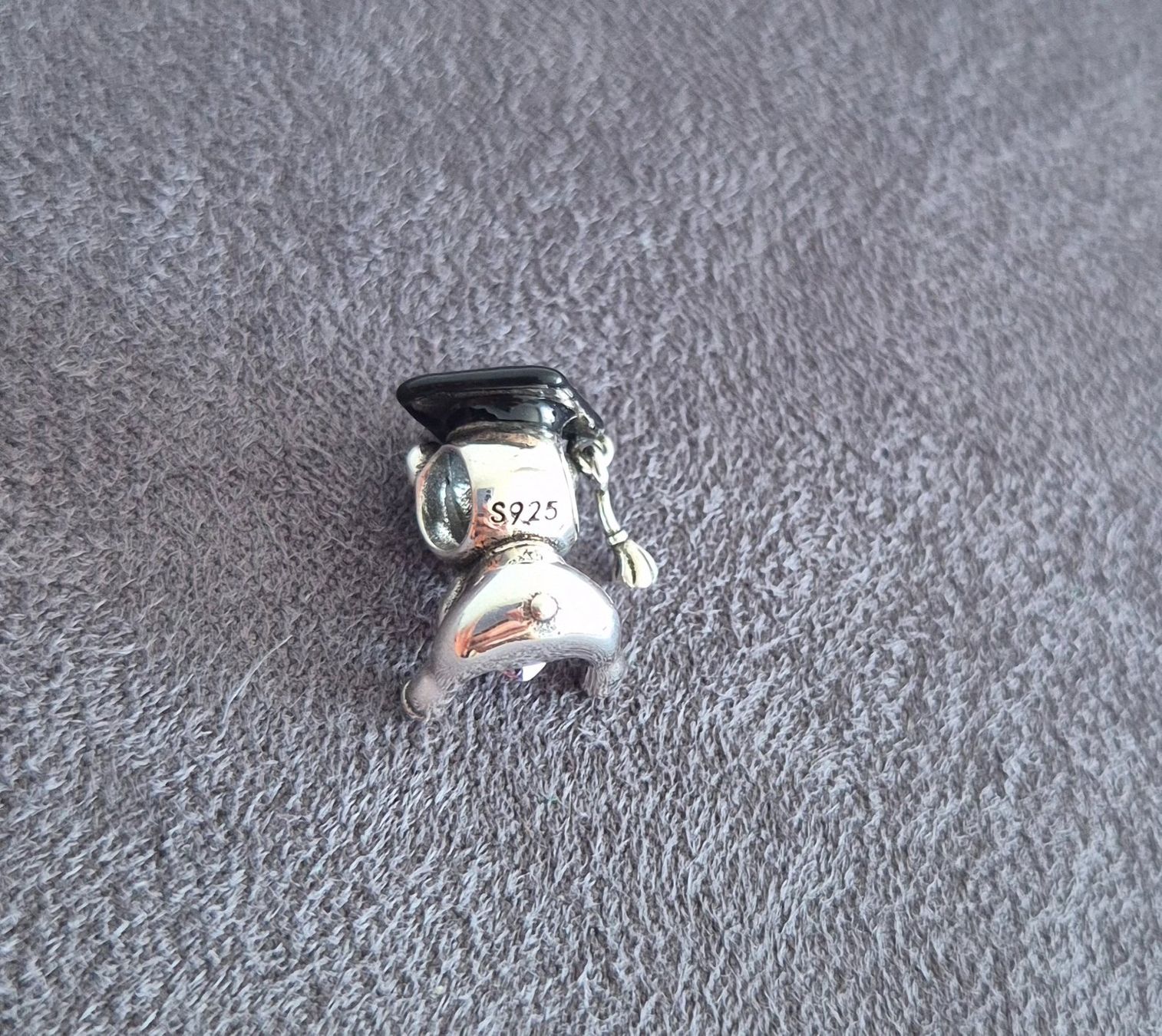 Anhänger: Silber Charm Teddybär Schulabschluss +Garantie – Neu (gemäss Beschreibung) aus Rotkreuz von Carbone_Bijou-Shop 3