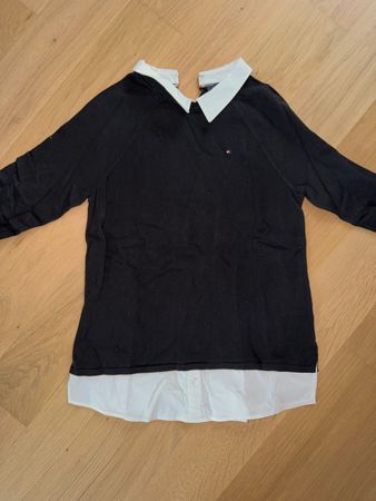 Tommy Hilfiger Pullover mit Hemdkragen