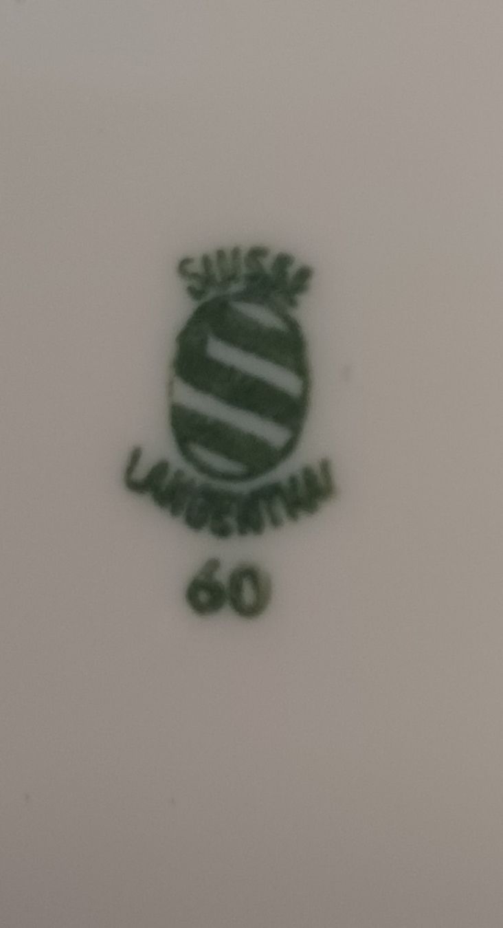 Servierplatten: 2 Langenthal (60/61) Platten mit Goldrand – Gebraucht aus Merenschwand von Brockinell 4