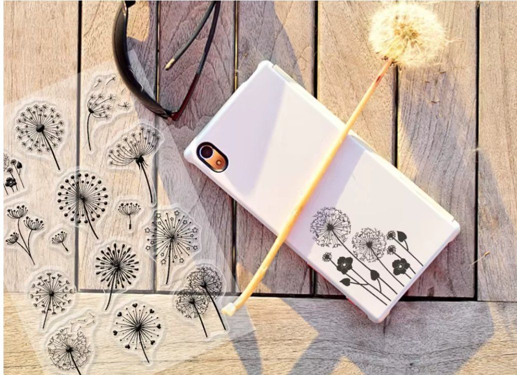 Timbri: Neues Set  Motivstempel Löwenzahn / Blumen – Nuovo e nell'imballaggio originale da Effretikon venduto da wenuss 2