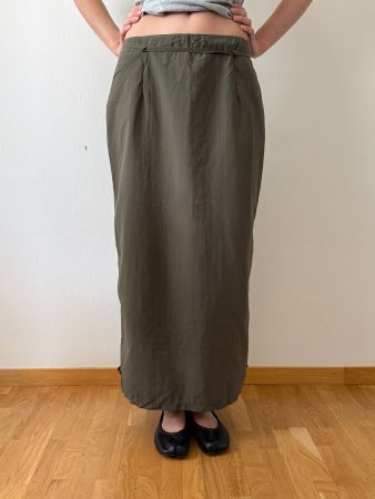 GO IN Maxi-Rock Khaki / Olivgrün - Gr. S