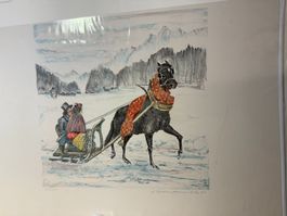 Lithographie Ludwig Demarmels 1991