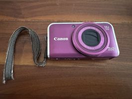 Digitalkamera Canon PowerShot SX210 IS lila gebraucht