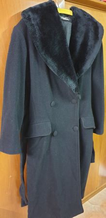 Mantel cashmeere schwarz  Damen 40/42
