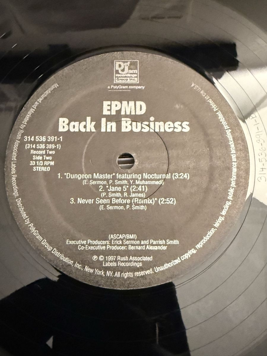 Dischi in vinile: EPMD - Back In Business / US 1994 OG – Usato da Delémont venduto da Studio_du_soleil 5