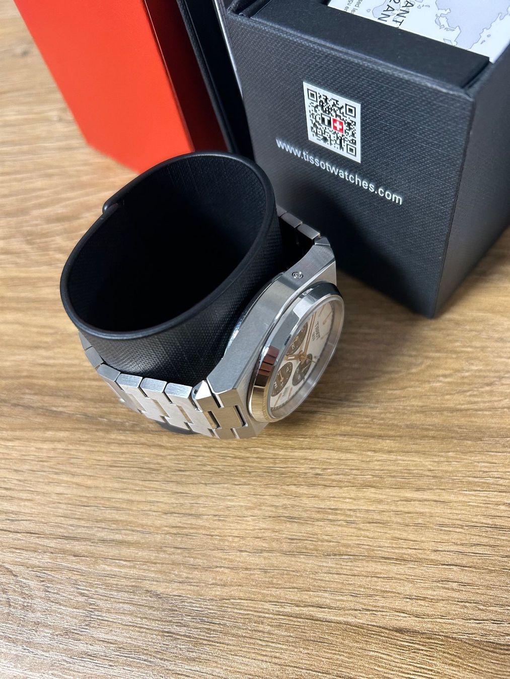 Tissot Orologi: Tissot PRX Automatik Chronograph Weiss – Usato da Dagmersellen venduto da Sloth24 5