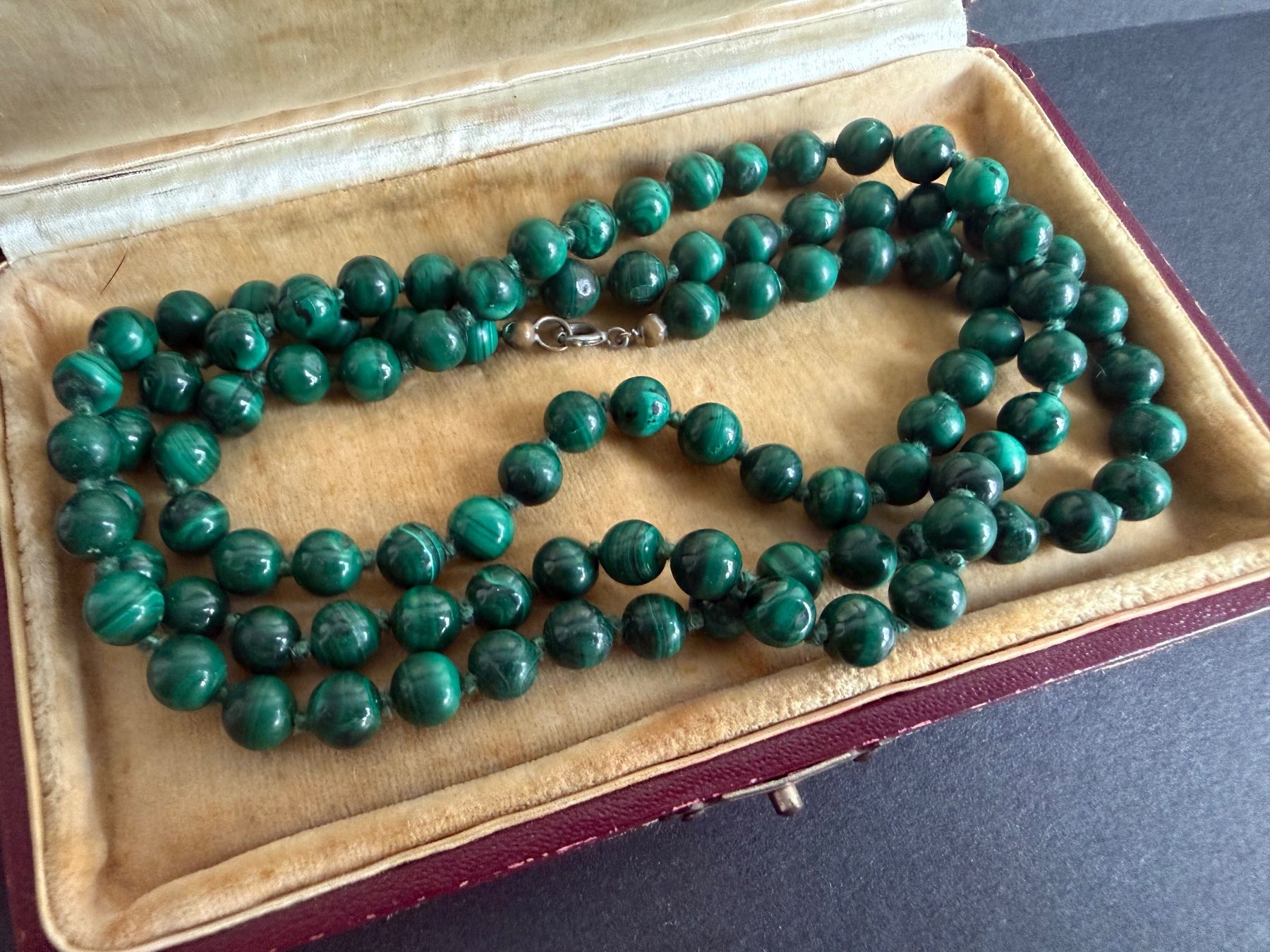 Catenine: Vintage Malachit Kette – Usato da Spiegel b. Bern venduto da Rogger72 2