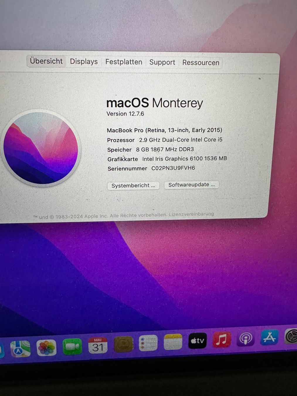 Apple Notebook: MacBook pro 13 – Usato da Adliswil venduto da Busys 1