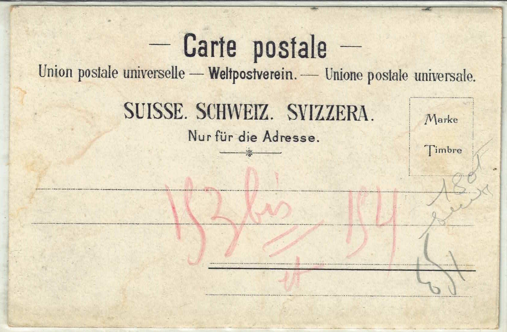 Cartoline postali: Grand Buffet de la gare - Brünig - animee – Usato da Ettingen venduto da Kartenplanet 1