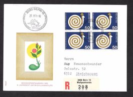 Sonderbrief S. 780 Conseil Consult Etudes Postales Bern 1971