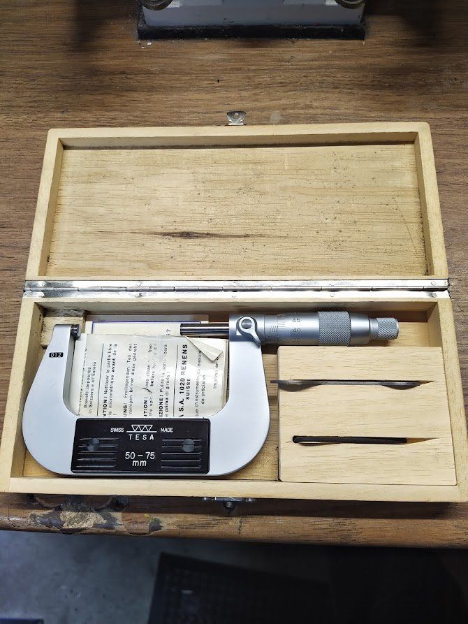 Tesa Misurare: Aussen Micrometer Tesa 50-75mm – Usato da Walkringen venduto da petro06