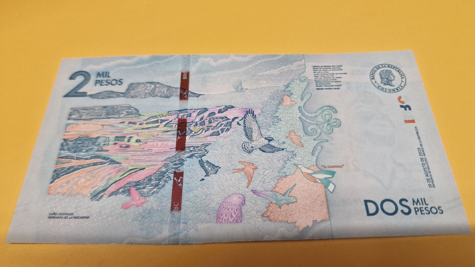 Billets de banque: 2000 Pesos Kolumbien Banknote  – Neuf avec emballage d'origine à Herisau par Antiques.AR 1