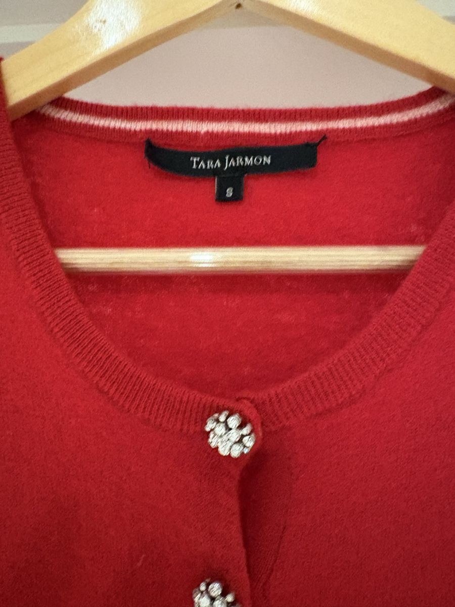 Tara Jarmon Maglioni & Felpe: Wunderschöner knallroter Pullover von Tara Jarmon - S – Usato da Basel venduto da Marlen18 1