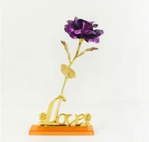 Rose aus Kunststoff + Love (Perfekt für Geschenke)