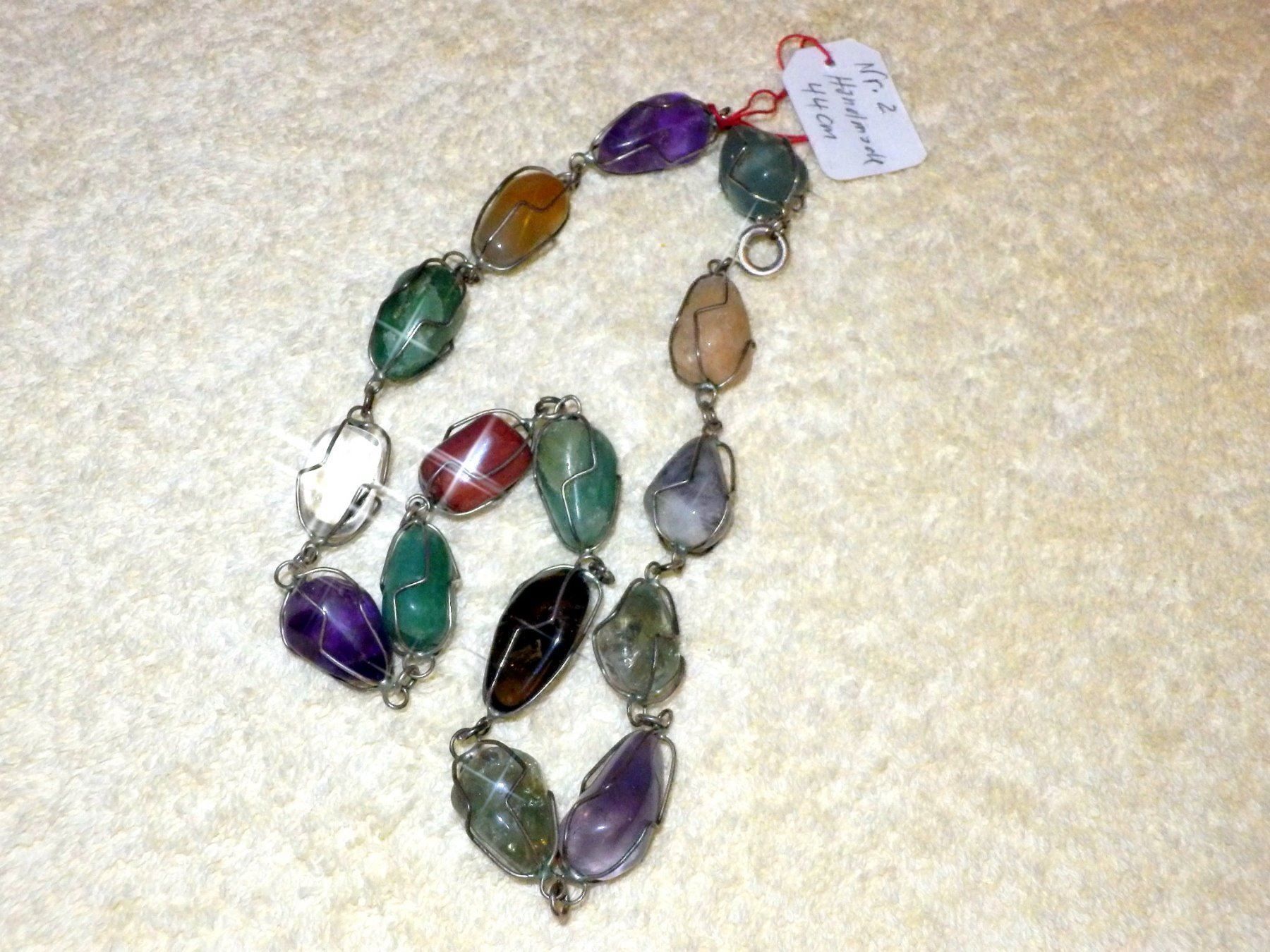 Catenine: Halskette, mit div. Edelsteinen, 44cm – Usato da Ueberstorf venduto da dinbau 1