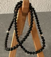 Turmalin schwarz 2 x Edelstein-Armbänder