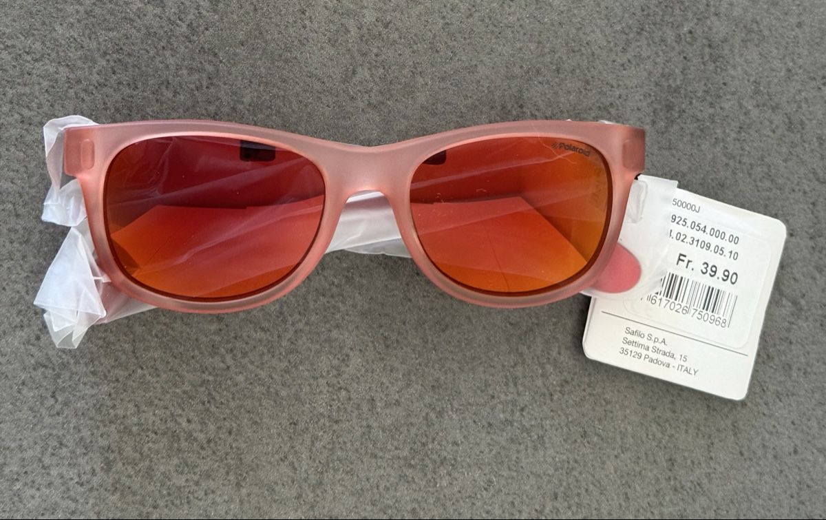 Polaroid Occhiali & Lenti: Kinder Sonnenbrille Polaroid rosa matt – Nuovo e nell'imballaggio originale da Thalwil venduto da MB-7