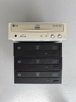 4x CD / DVD - RW Drives, 3x SATA, 1x IDE