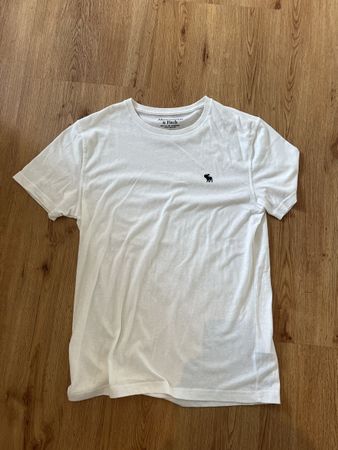T-Shirt Abercrombie & Fitch weiss Grösse S