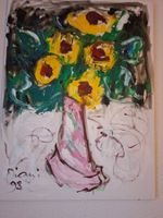 Oelbild auf Leinwand im Holzrahmen