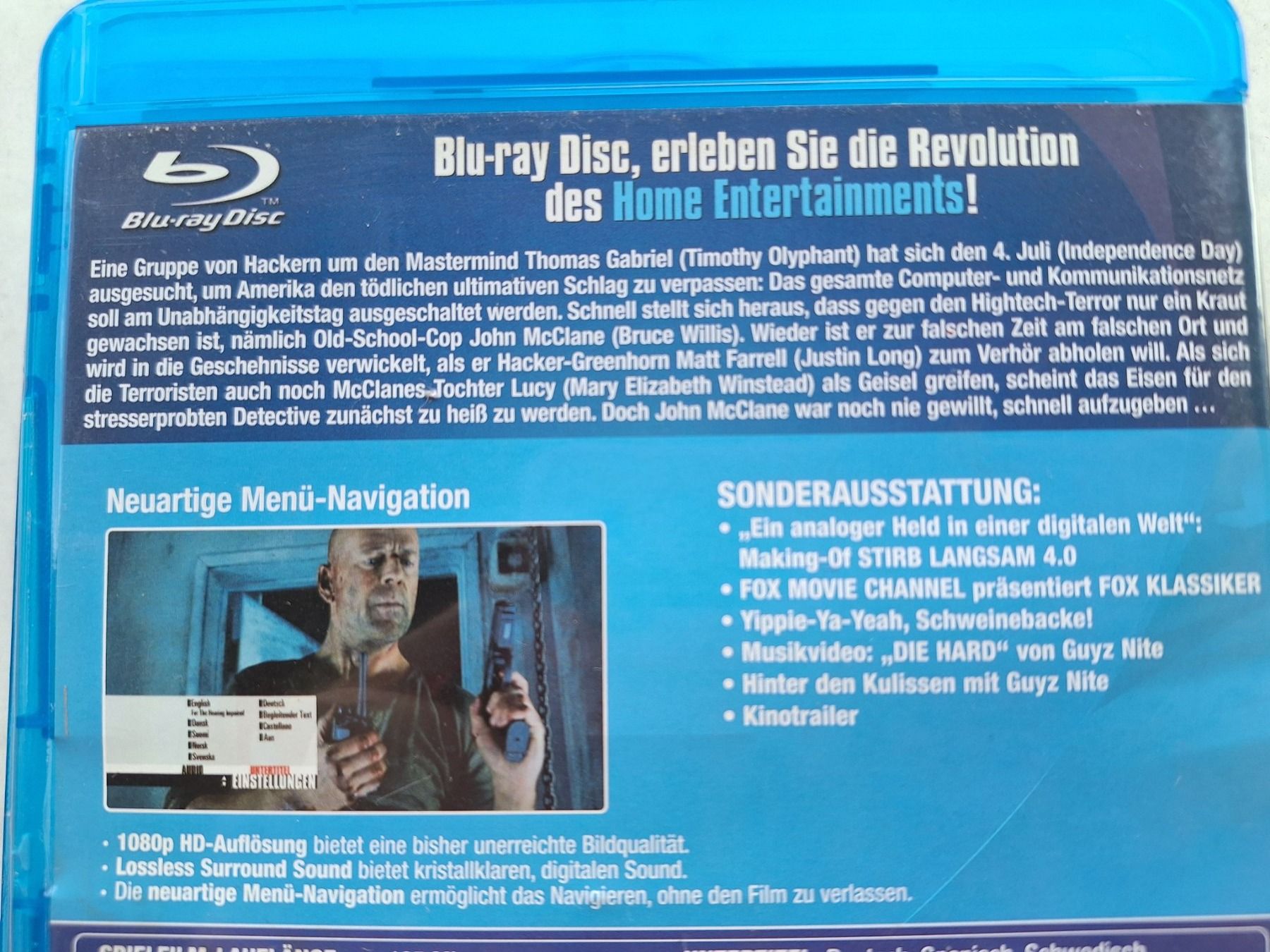 Tutti i DVDs: 3 STK BLU- RAY DISC - ACTION- KRACHER . – Usato da Huttwil venduto da Kunterbuntli 3