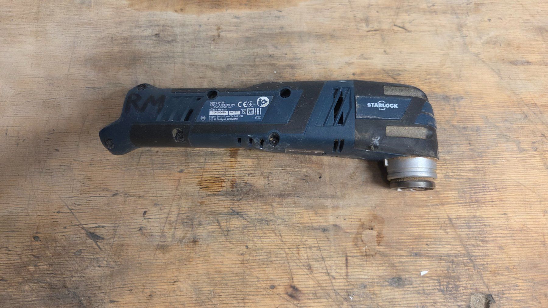 Bosch Alle Werkzeuge: Multitool Bosch Professional GOP 12V Starlock – Gebraucht aus Schötz von holz.wurm 1
