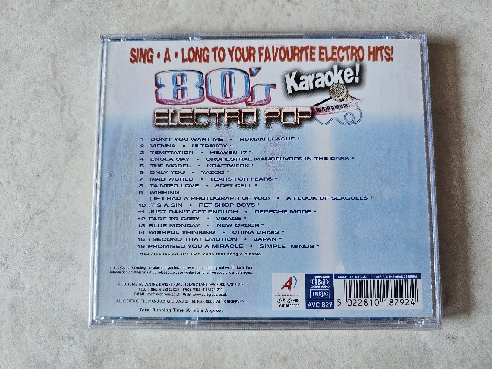 CD: 80's Electropop Karaoke / Fabrikneu – Nuovo e nell'imballaggio originale da Schneisingen venduto da backstore24 1