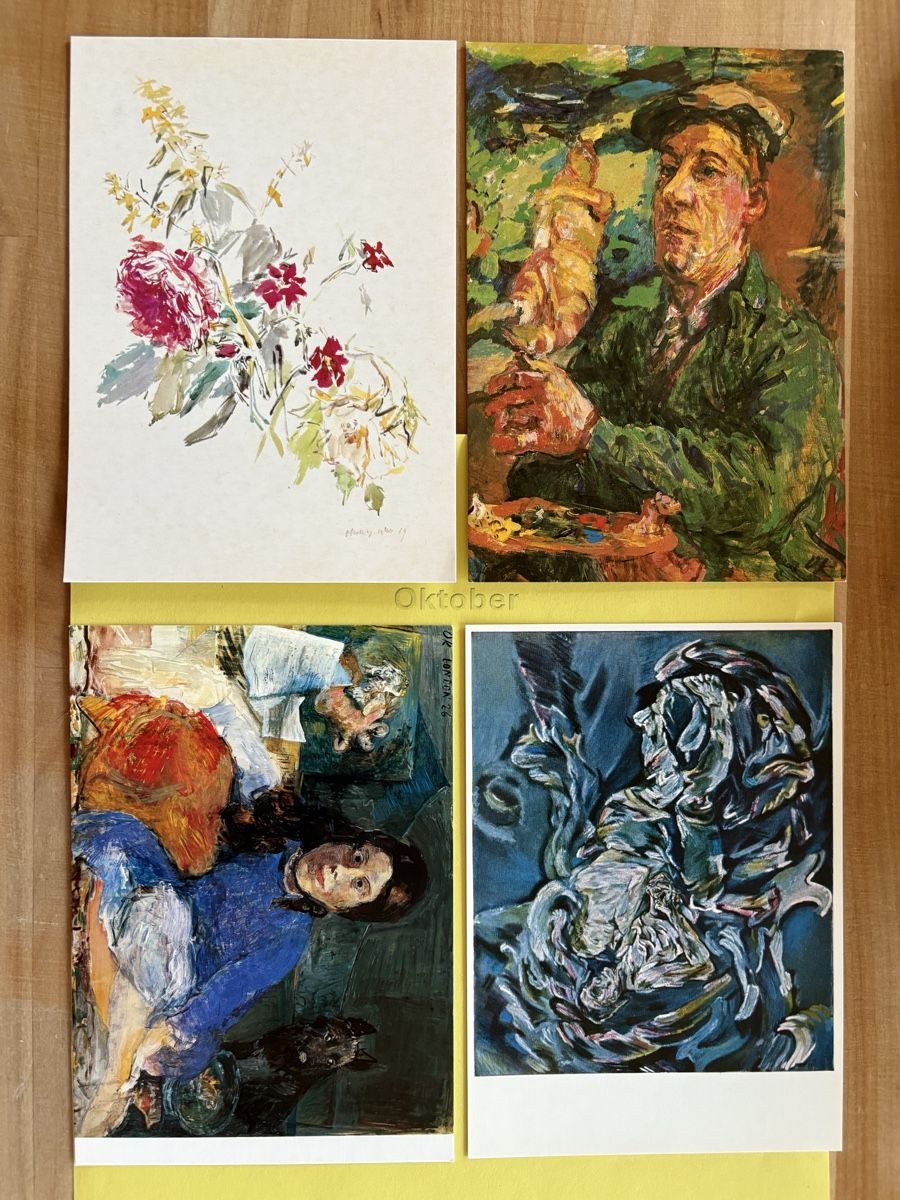 Cartoline postali: AK mit Kunst von Oskar Kokoschka – Usato da Rümlang venduto da Kartenpost1