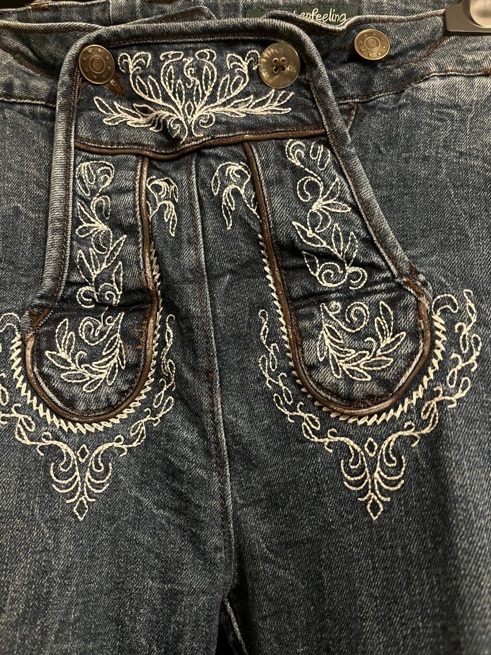 Pantaloni: Neue Landmode-Hose elastisch Gr 42 – Nuovo e nell'imballaggio originale da Wettingen venduto da PriskaZ05 2