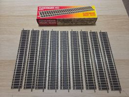 Fleischmann 9 x 6101 Gerades gleis H0