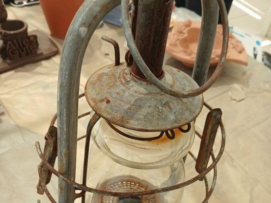 Lampes: Alte Petroleum Baustellen Lampe – D'occasion à Richenthal par Chatfreak 1