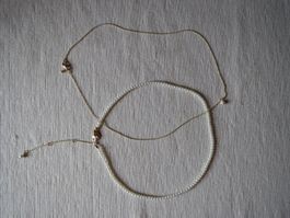 NEUE wunderschöne Damen Hals Ketten 2 Stück/ NP 79.90 CHF